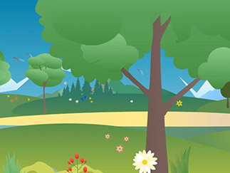 Nature with trees